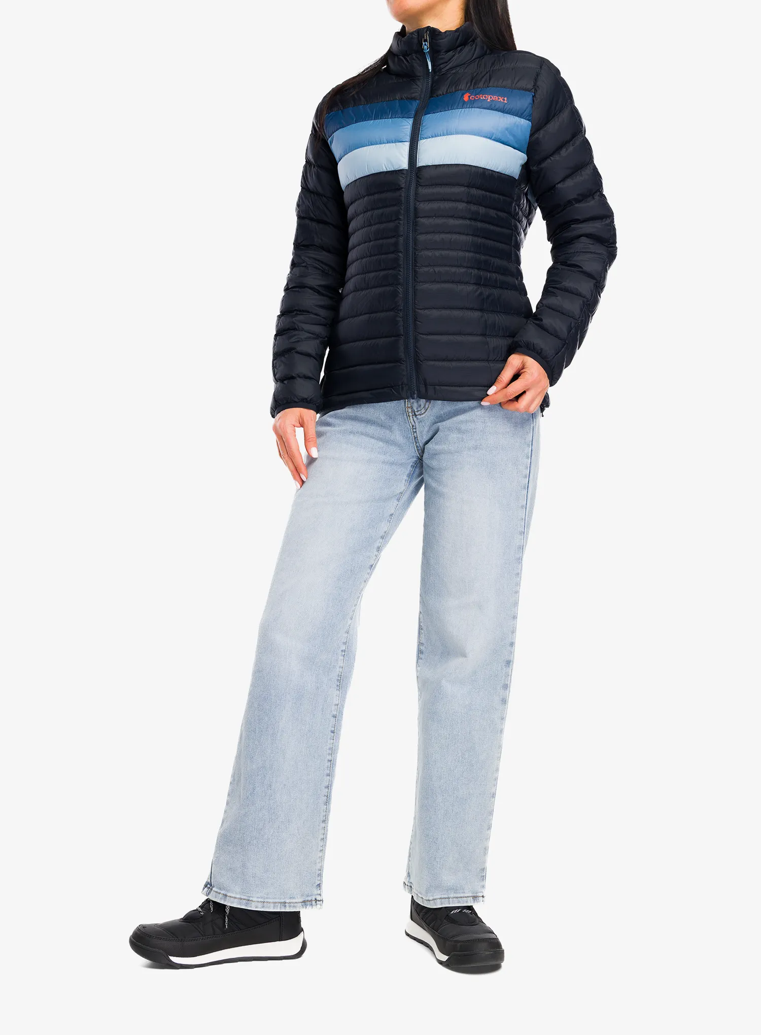 Dámská péřová bunda Cotopaxi Fuego Down Jacket - carbon stripes