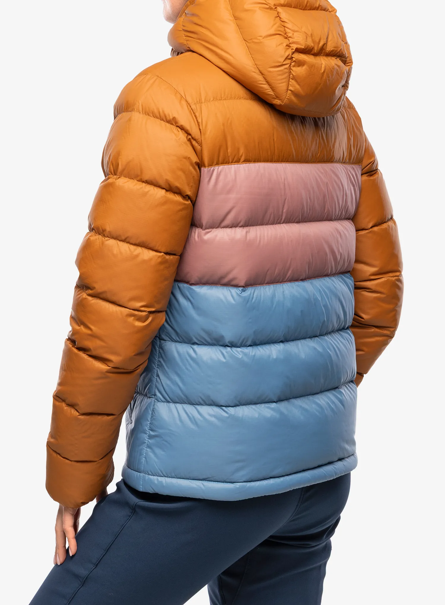 Dámská péřová bunda Cotopaxi Fuego Max Down Hooded Jacket - sienna/fjord