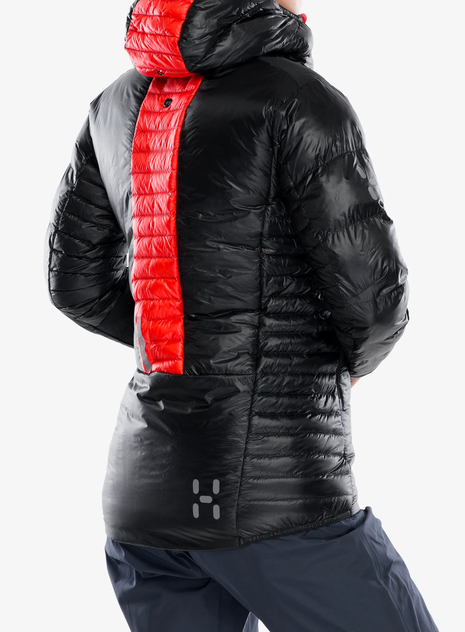 Dámská péřová bunda Haglofs L.I.M ZT Down Jacket - zenith red/true black