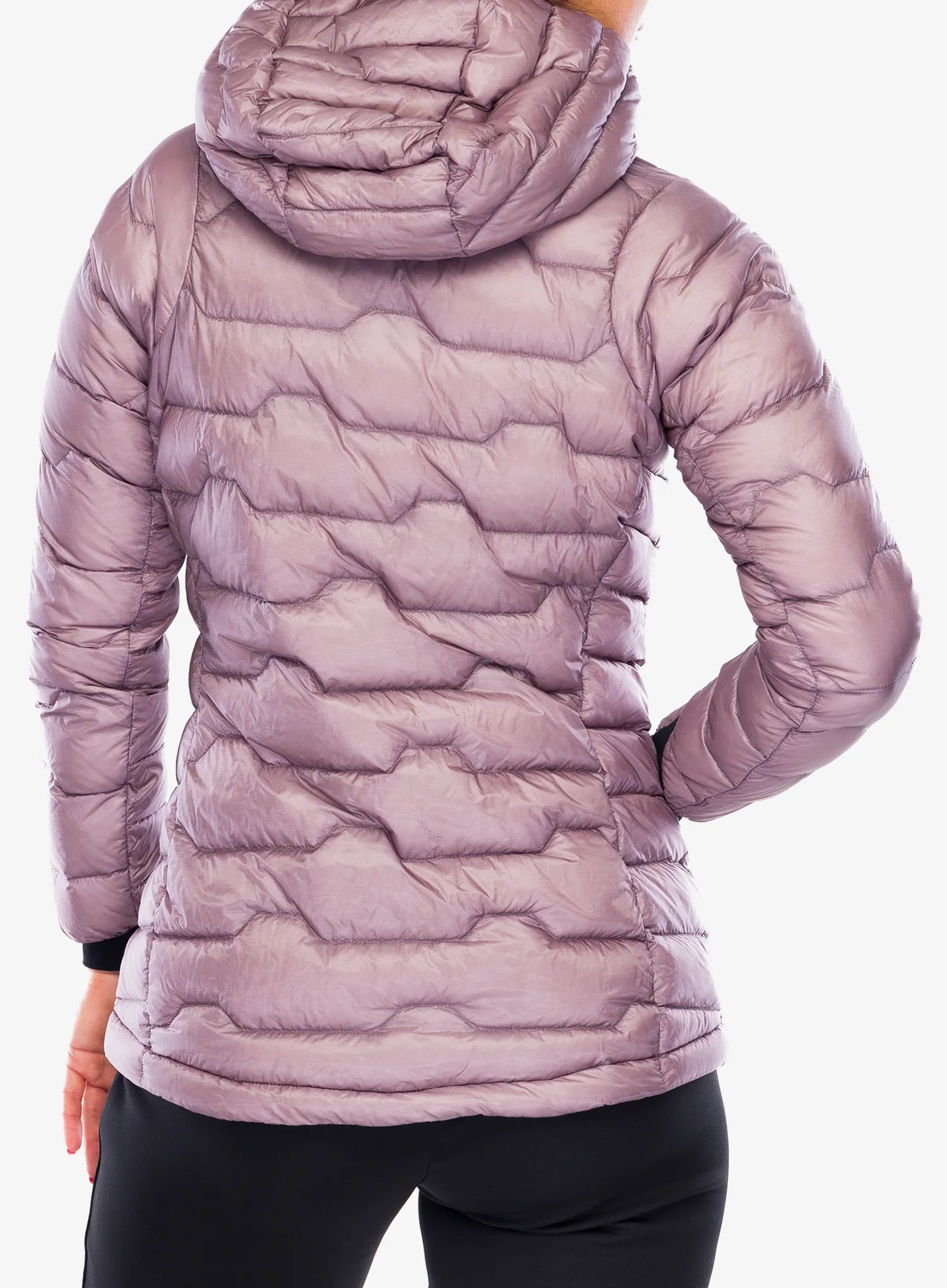 Dámská péřová bunda Jack Wolfskin Alpspitze Down Hoody - wild blossom