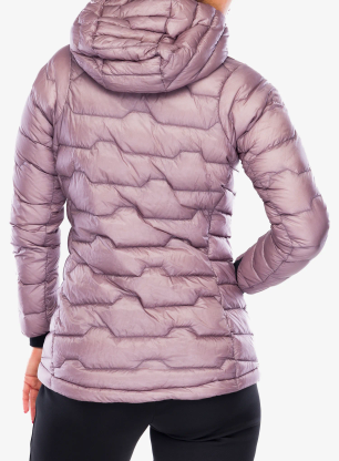 Dámská péřová bunda Jack Wolfskin Alpspitze Down Hoody - wild blossom