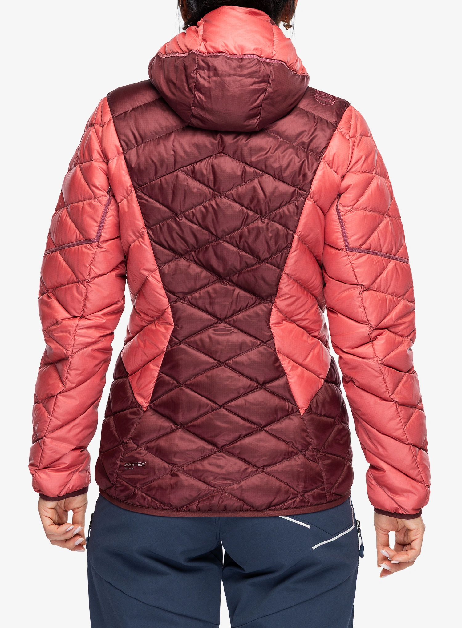 Dámská péřová bunda La Sportiva Pinnacle Down Jkt - redwood/rosebay