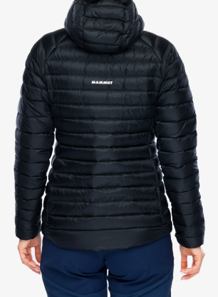 Dámská péřová bunda Mammut Broad Peak IN Hooded Jacket - black/black
