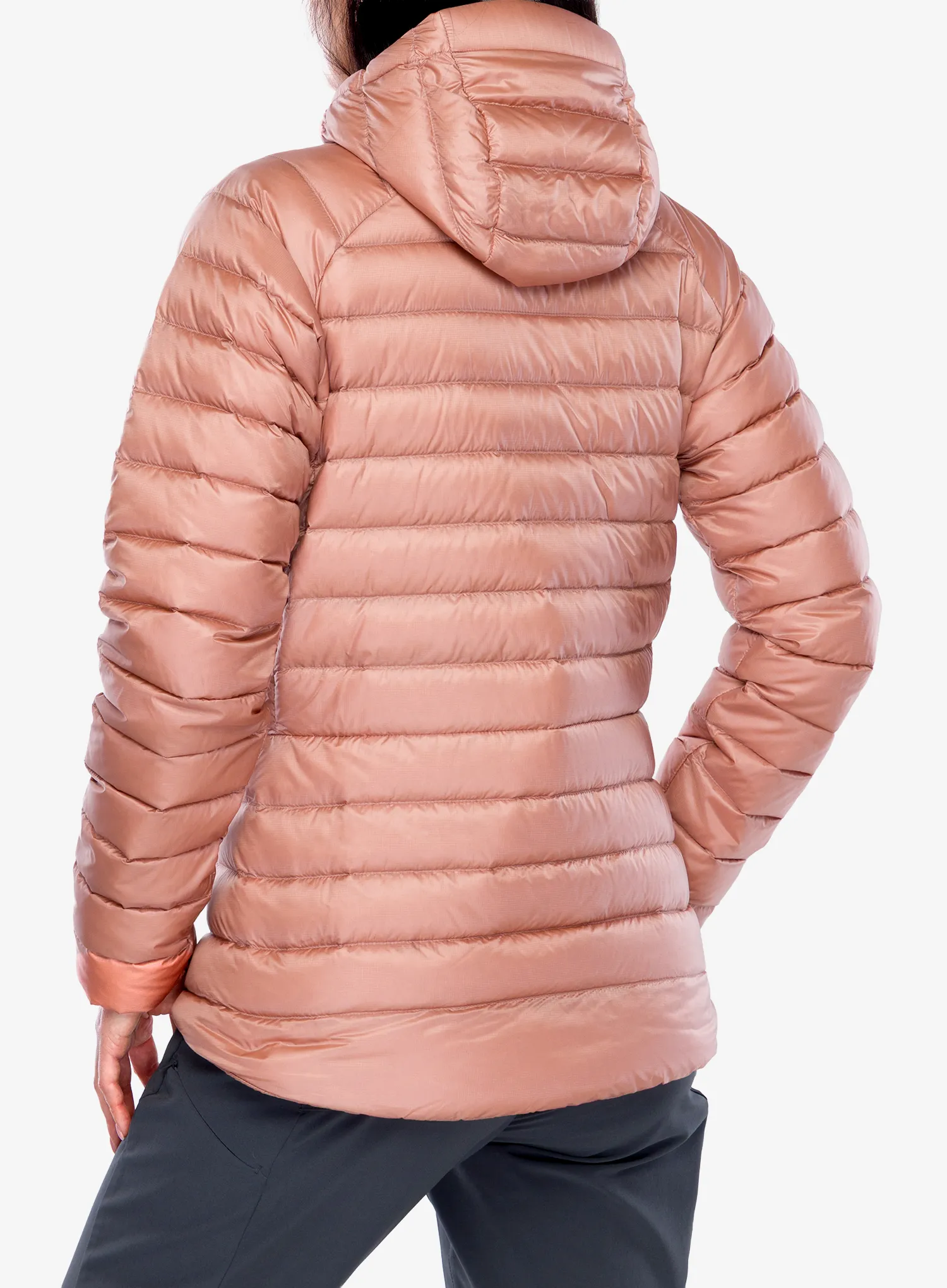 Dámská péřová bunda Montane Anti Freeze Hoodie - pink clay