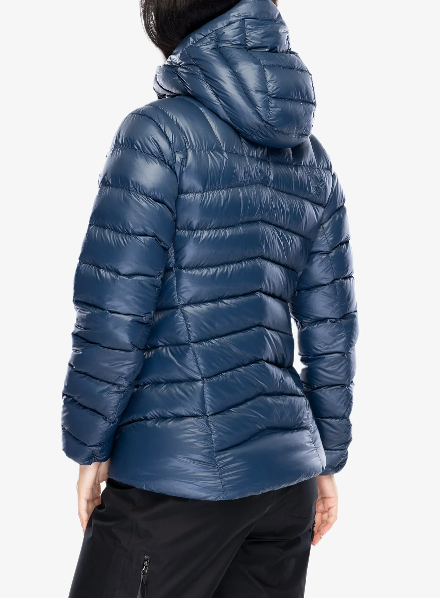 Dámská péřová bunda Norrona Lyngen Down850 Hood - indigo night