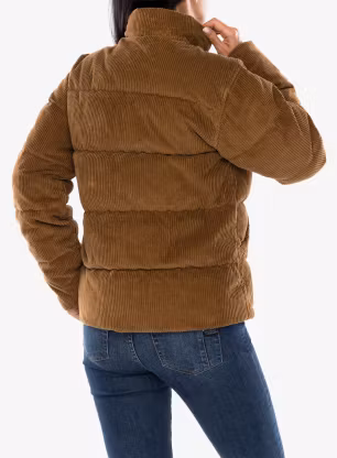 Dámská péřová bunda Patagonia Cord Fjord Jacket - deer brown