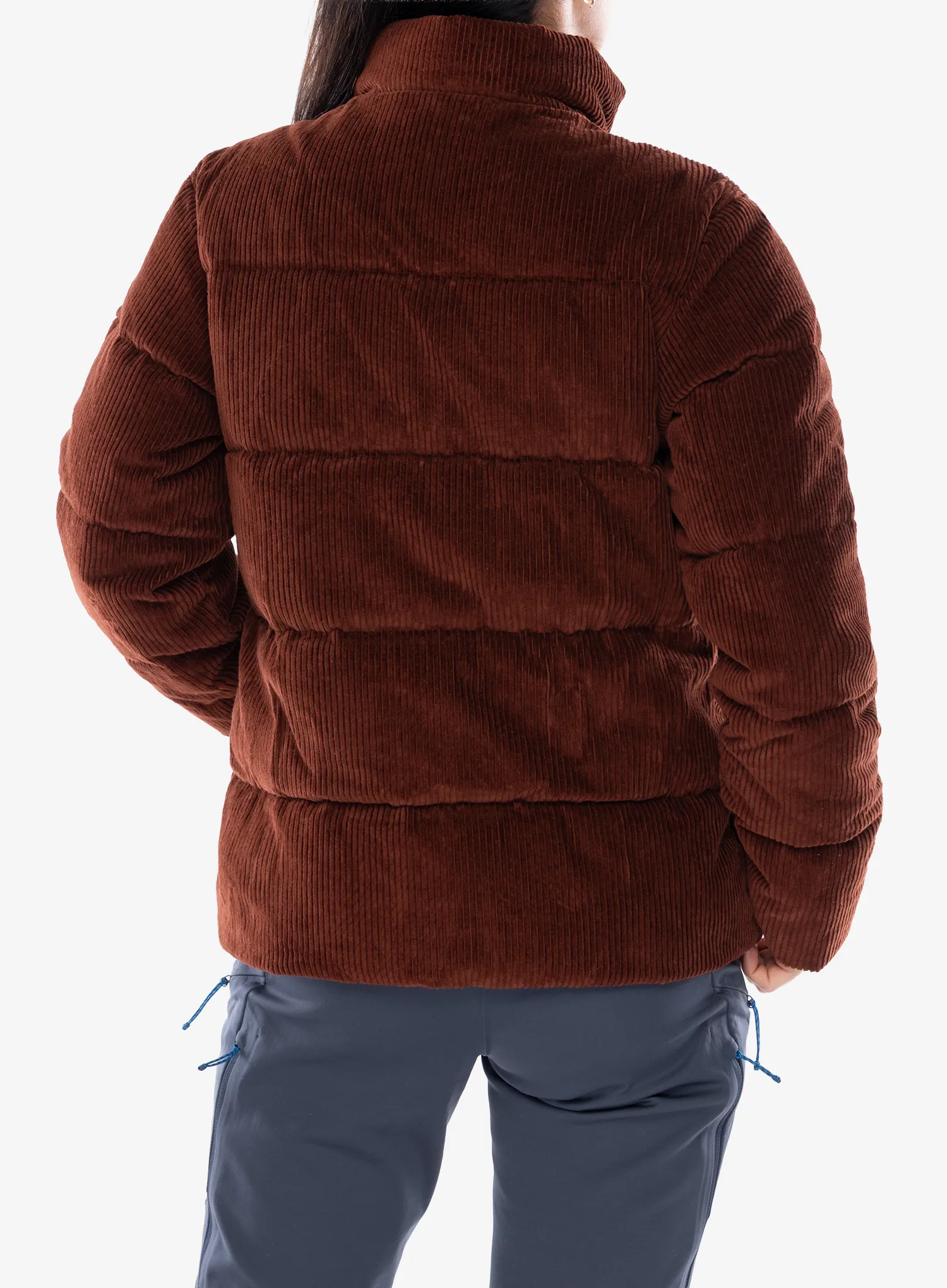 Dámská péřová bunda Patagonia Cord Fjord Jacket - dried vanilla