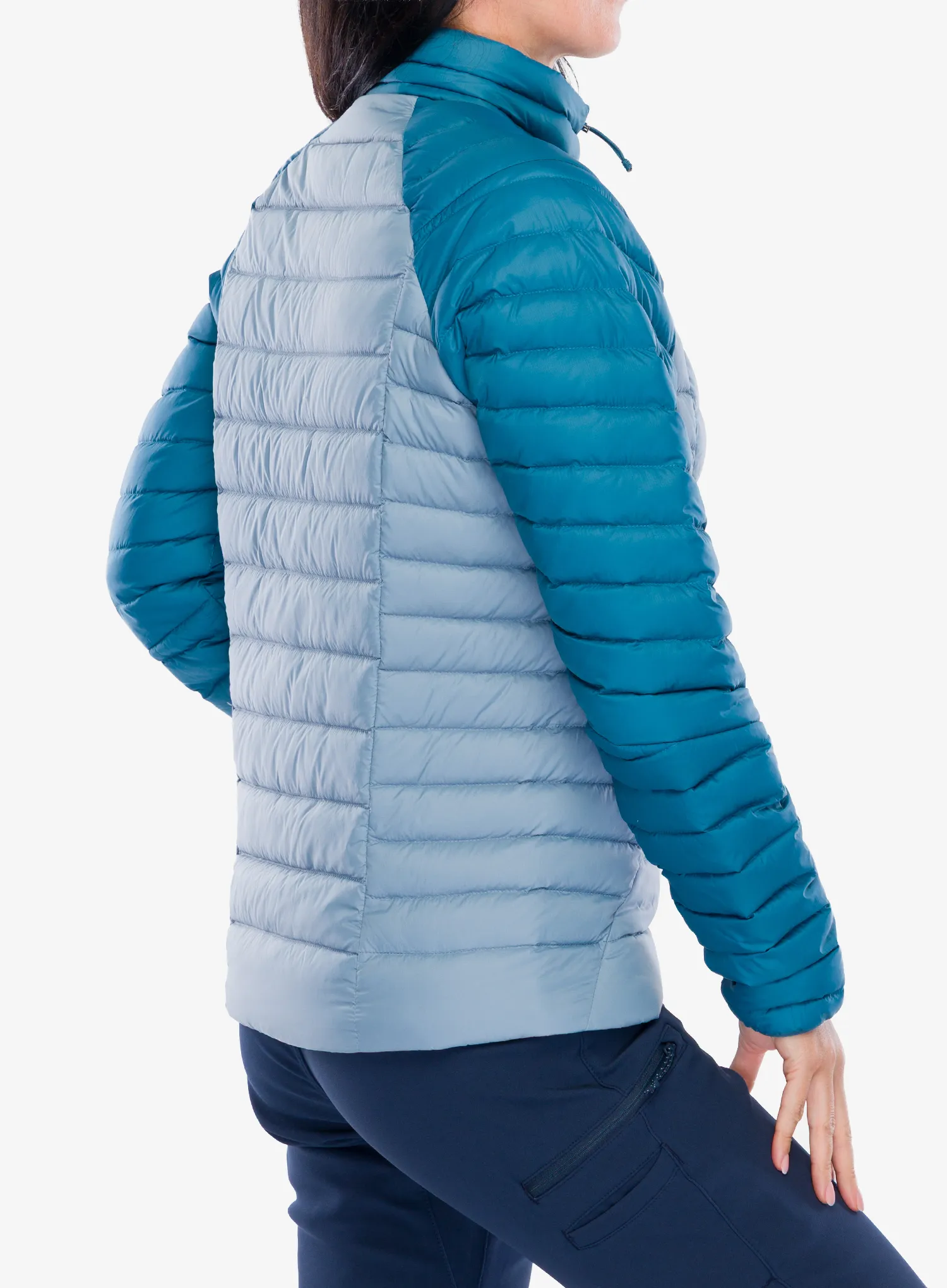 Dámská péřová bunda Patagonia Down Sweater - light plume grey