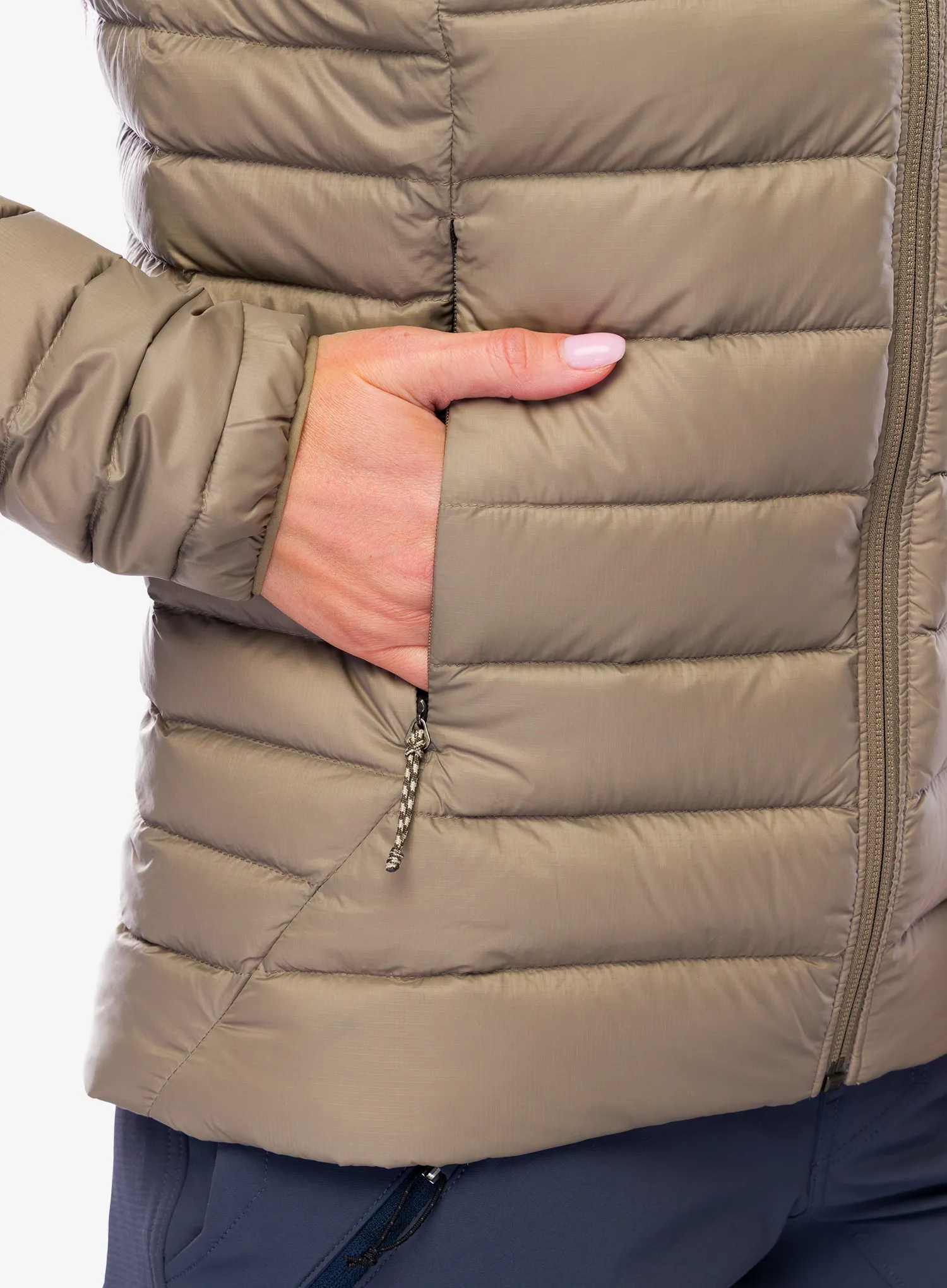 Dámská péřová bunda Patagonia Down Sweater - wing grey