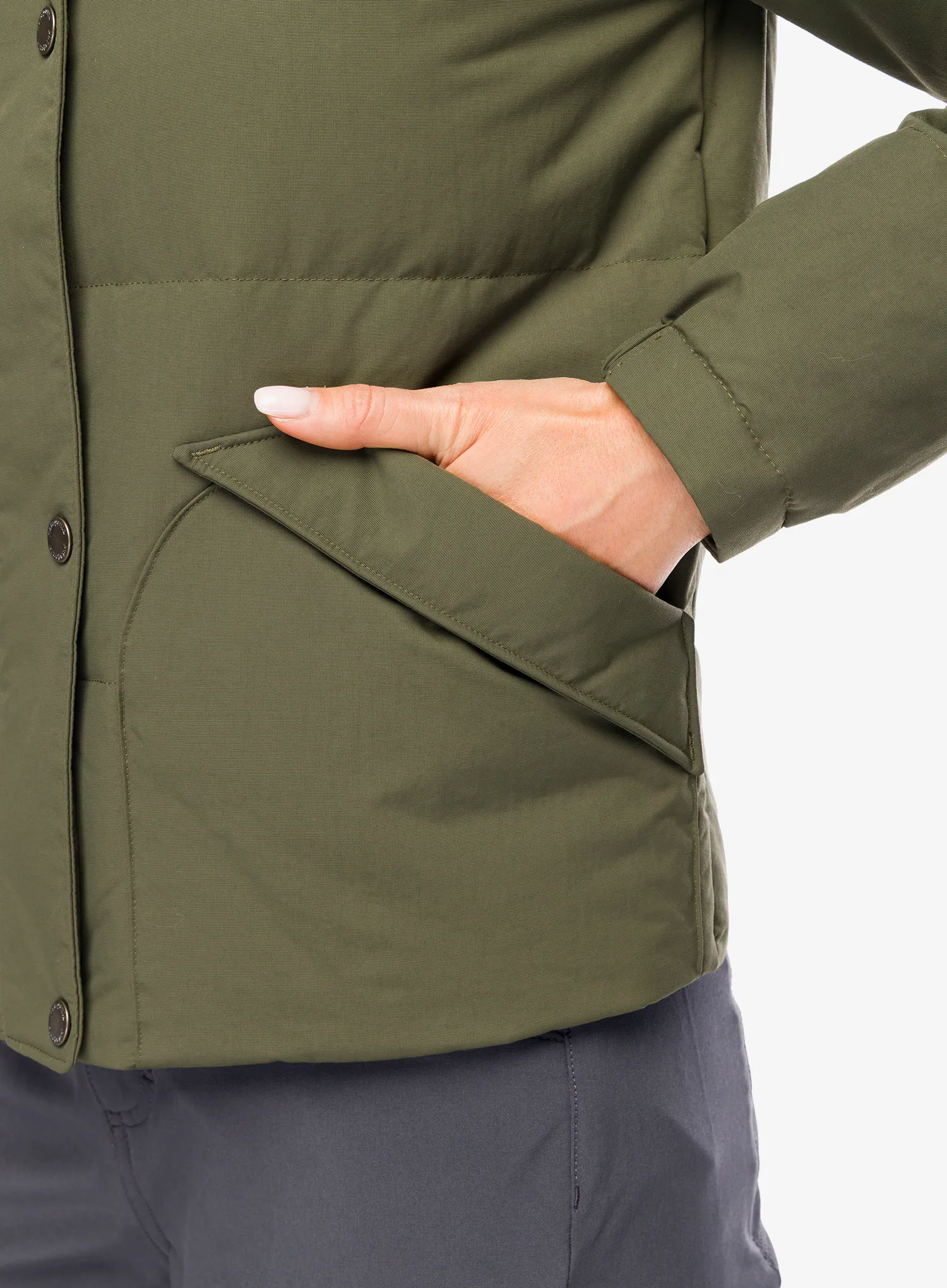 Dámská péřová bunda Patagonia Downdrift Jacket - basin green