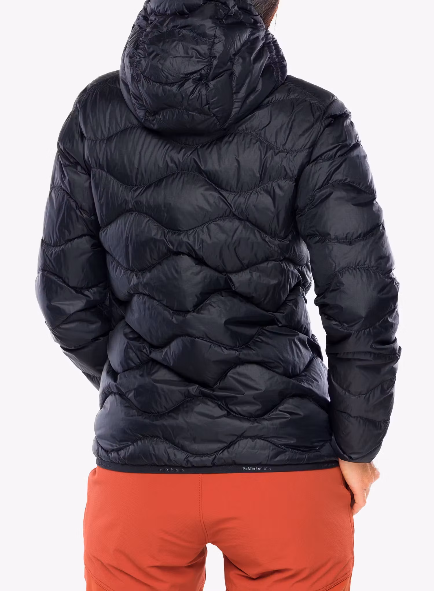 Dámská péřová bunda Peak Performance Helium Down Hood Jacket - black