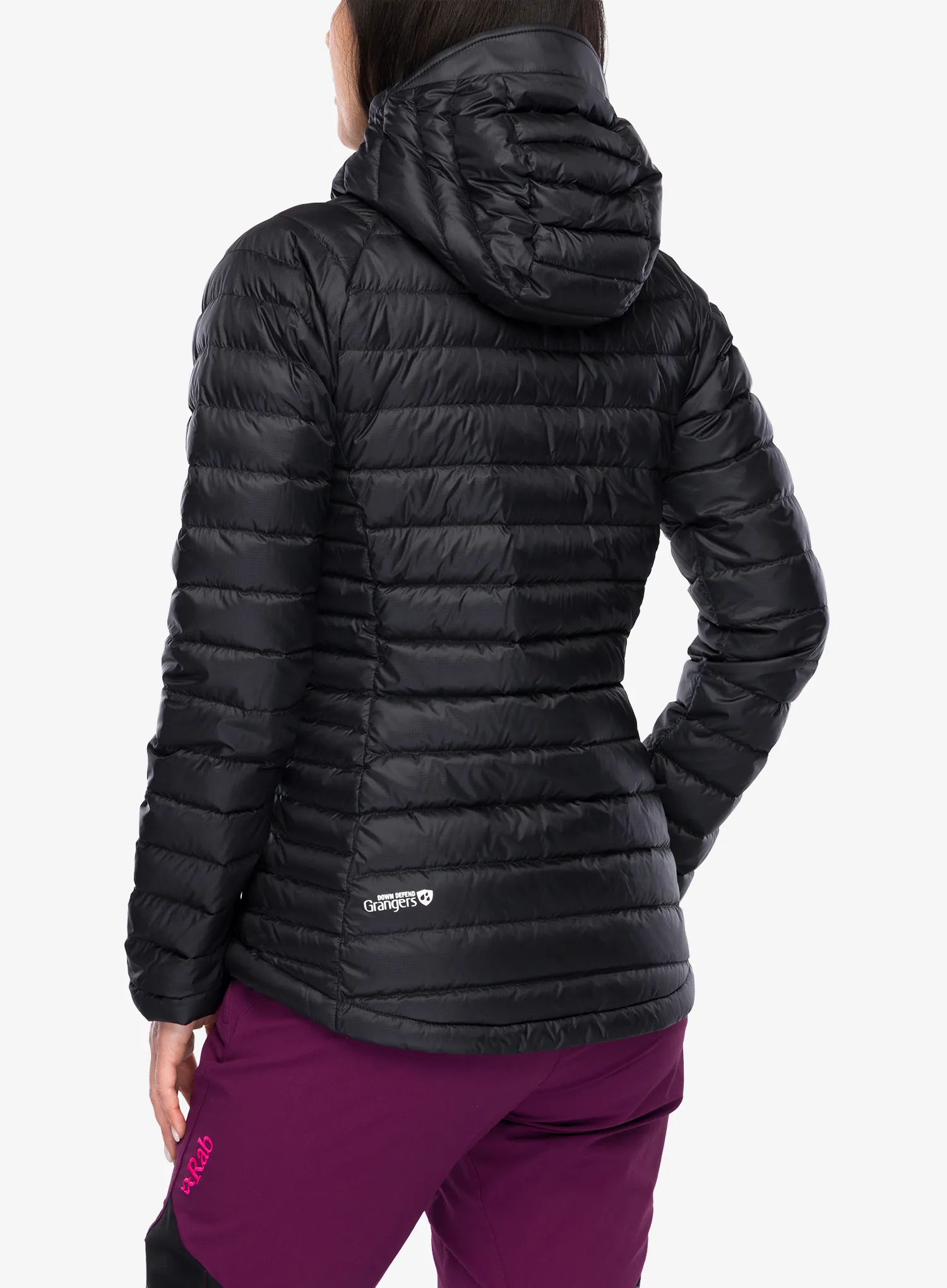 Dámská péřová bunda Rab Microlight Alpine Jacket - black/black