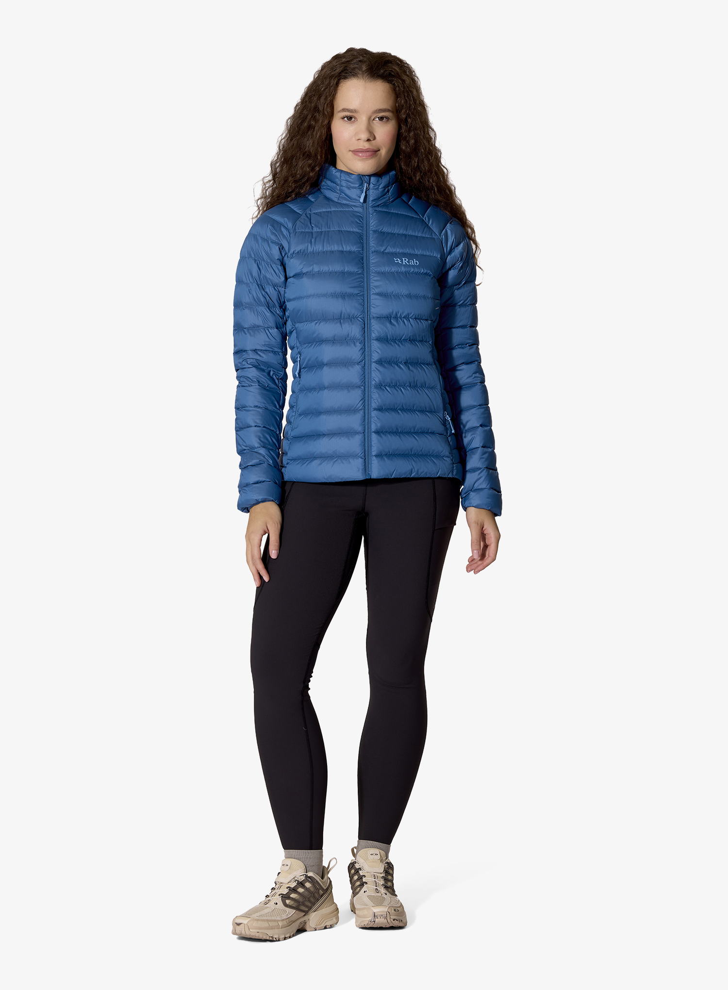 Dámská péřová bunda Rab Microlight Jacket - dark bluebird