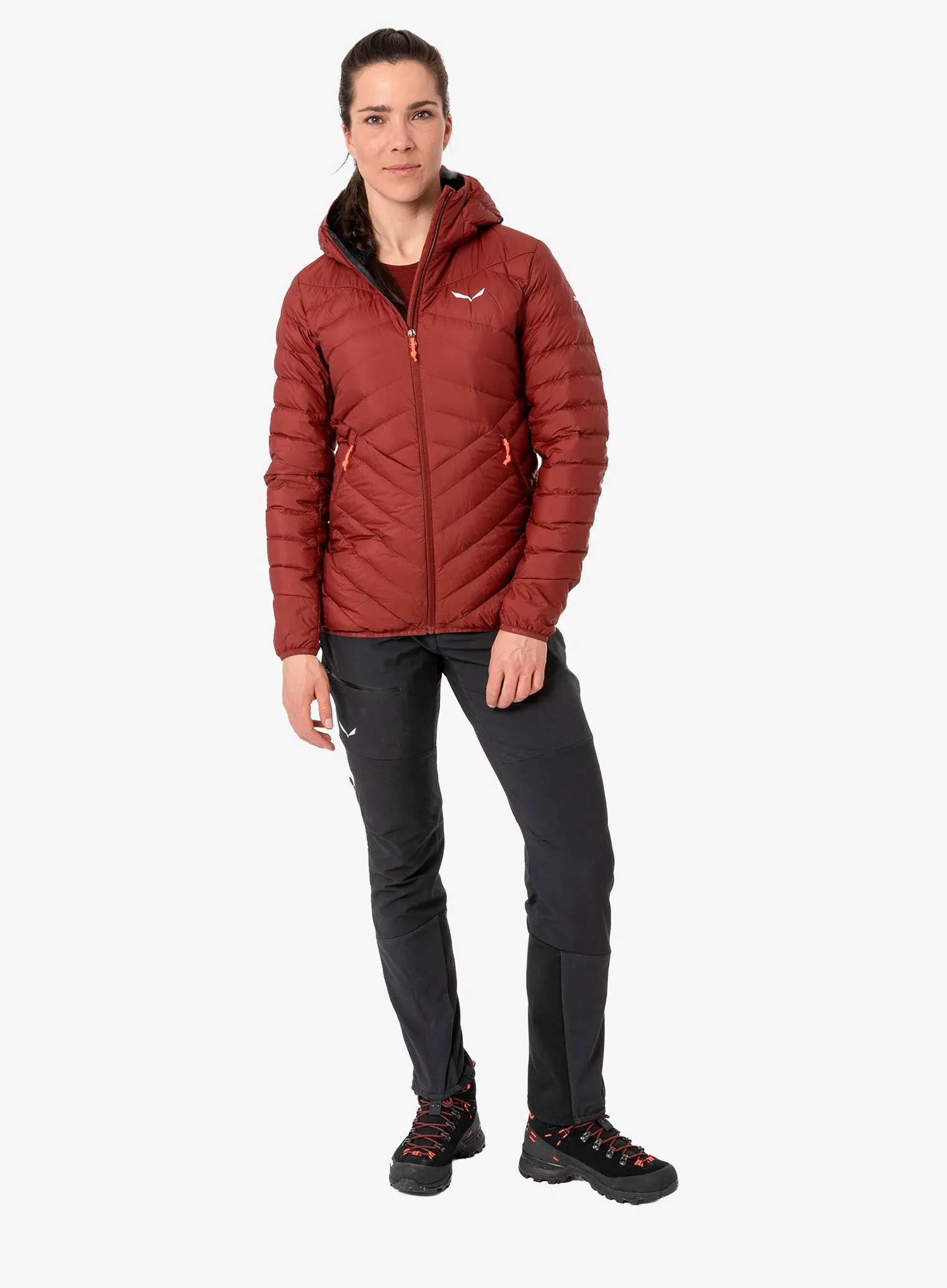 Dámská péřová bunda Salewa Brenta Jacket - syrah