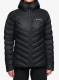 Dámská péřová bunda Vaude Monviso Down Hooded Jacket - black/black