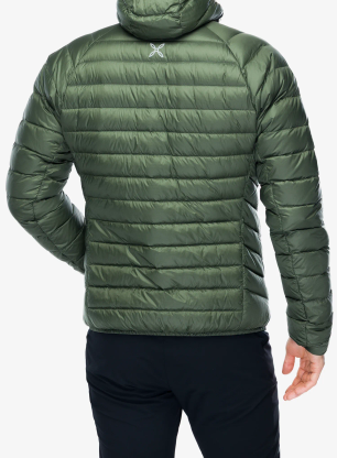 Péřová bunda Montura Breeze Hooded Duvet Jacket - sage green/sunny lime