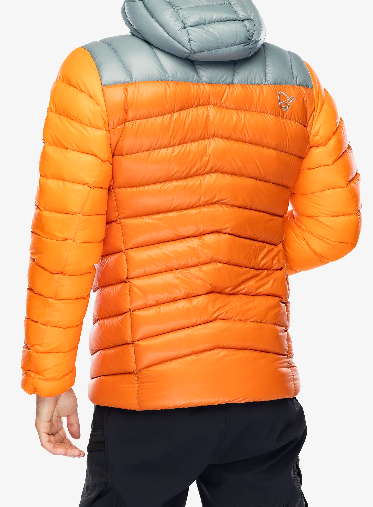 Péřová bunda Norrona Lyngen Down850 Hood - gold flame