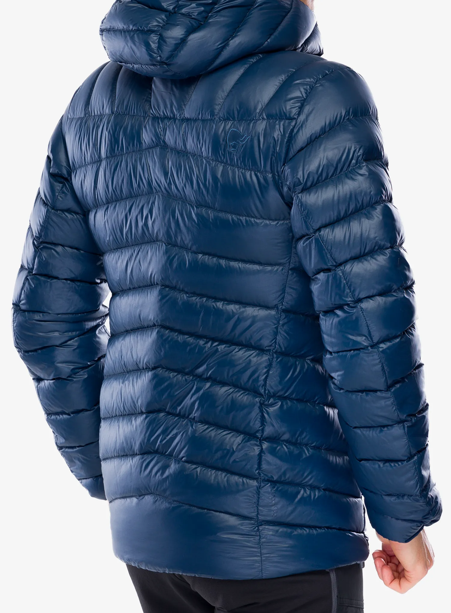 Péřová bunda Norrona Lyngen Down850 Hood - indigo night