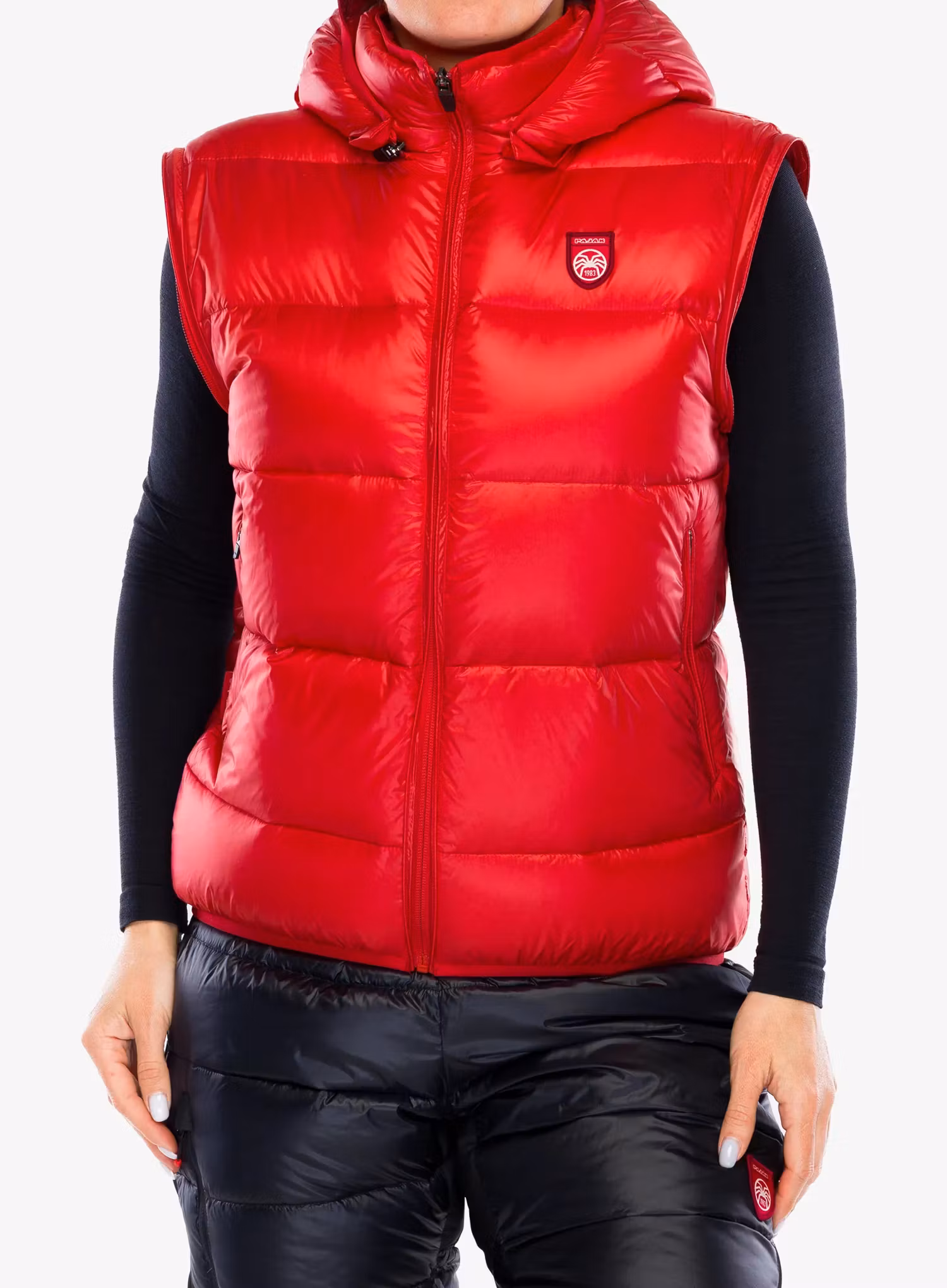 Péřová bunda Pajak Eskimo - red