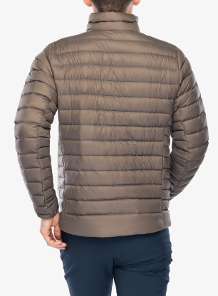 Péřová bunda Patagonia Down Sweater - marlow brown