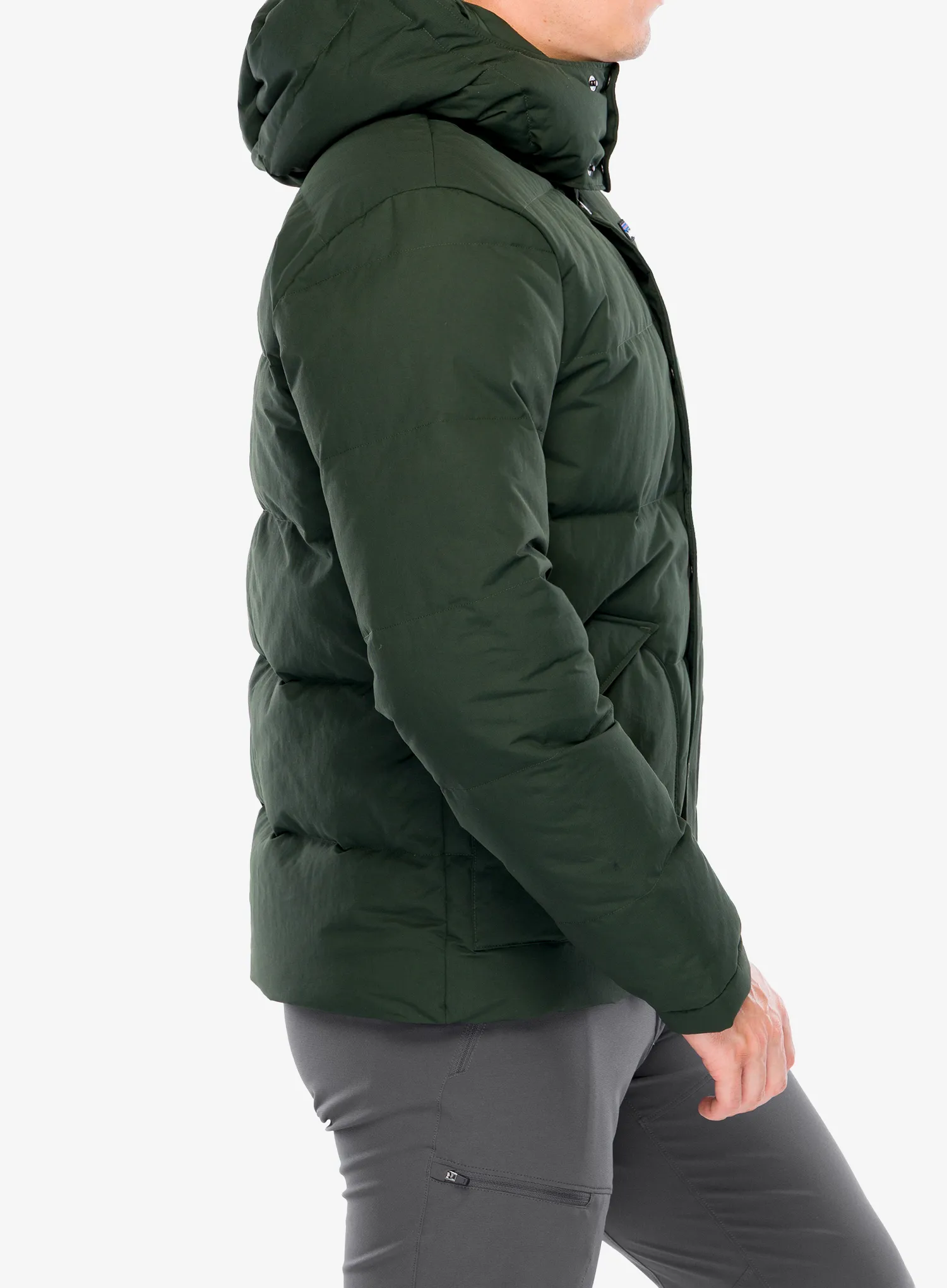 Péřová bunda Patagonia Downdrift Jacket - old growth green