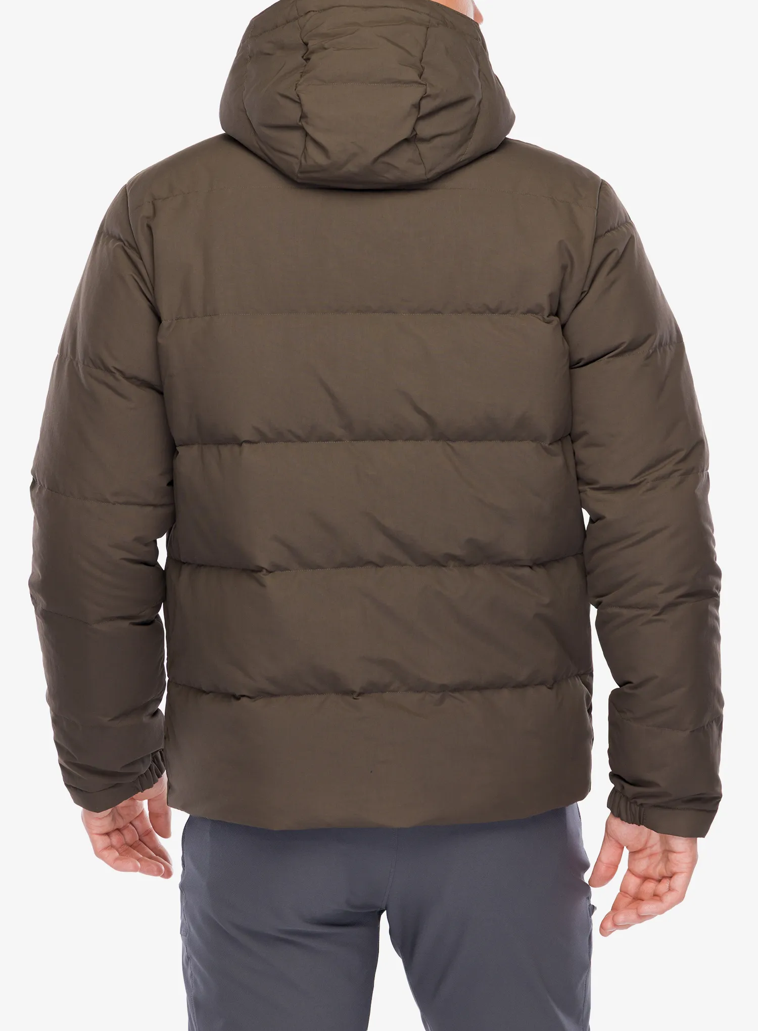 Péřová bunda Patagonia Downdrift Jacket - otter brown