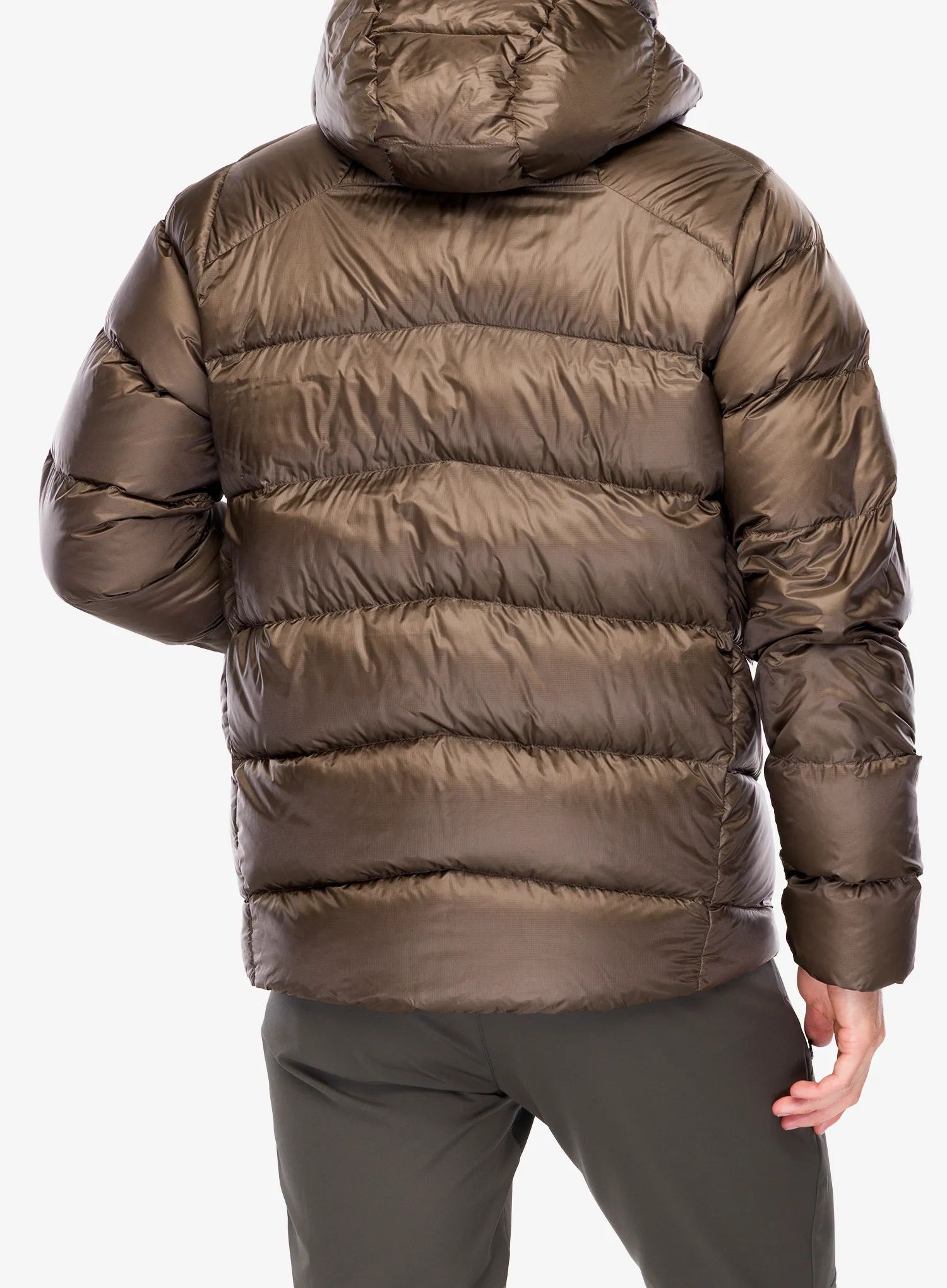 Péřová bunda Patagonia Fitz Roy Down Hoody - marlow brown
