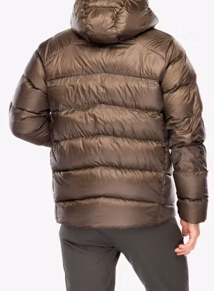Péřová bunda Patagonia Fitz Roy Down Hoody - marlow brown
