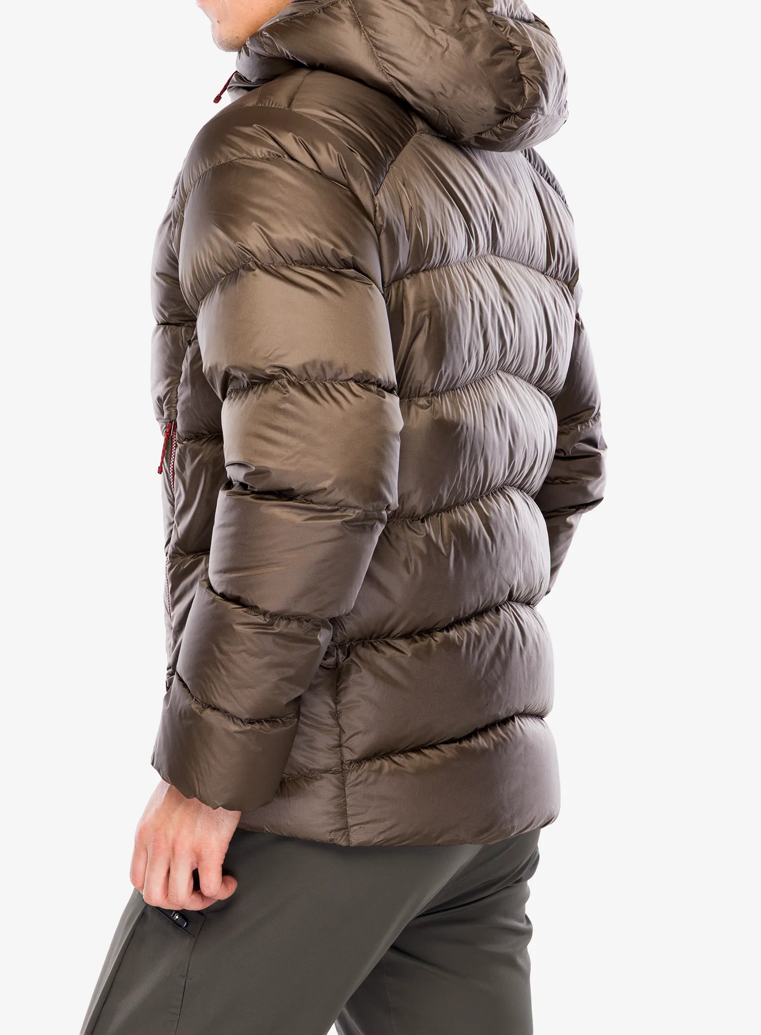 Péřová bunda Patagonia Fitz Roy Down Hoody - marlow brown