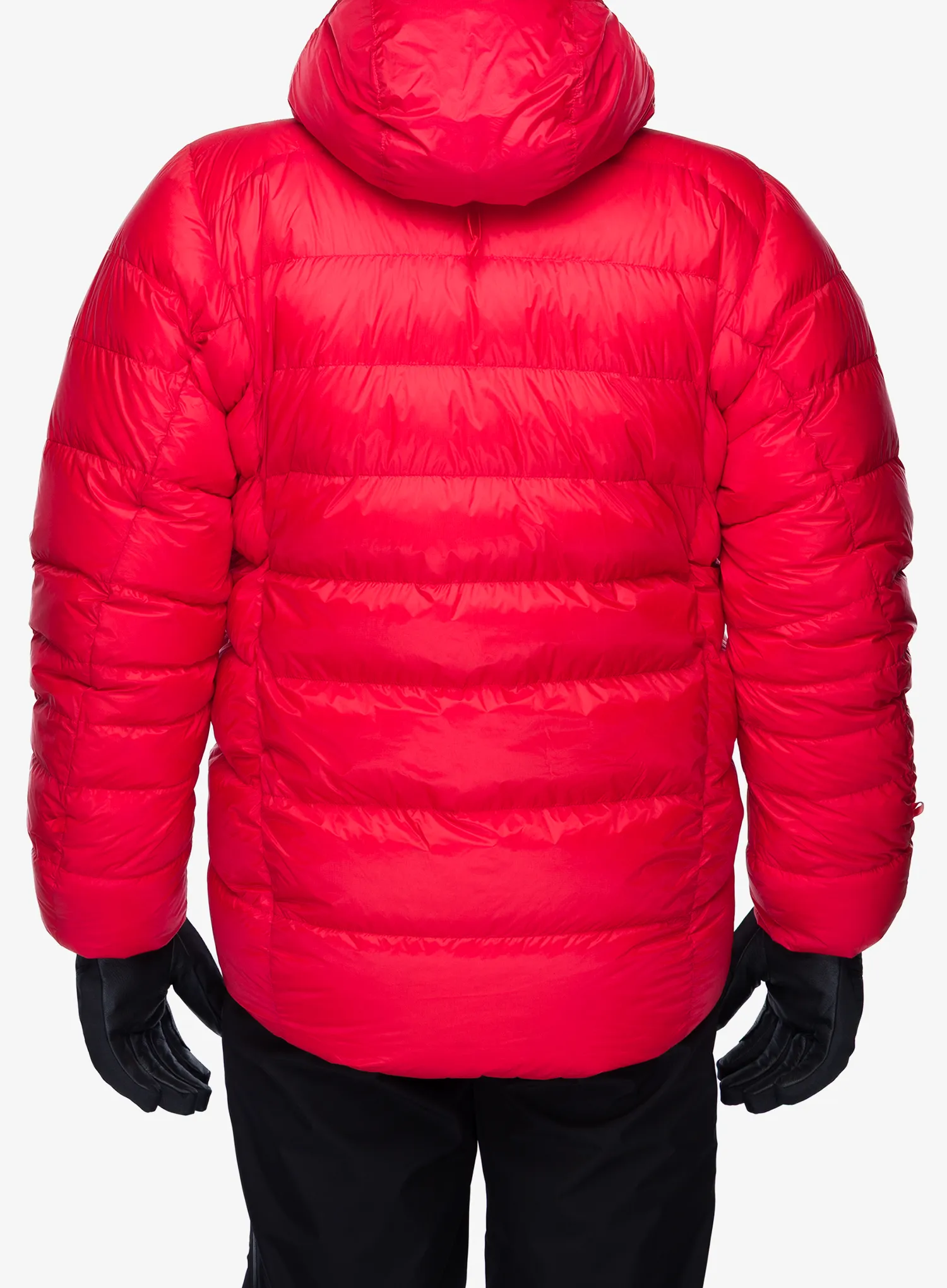 Péřová bunda Patagonia Grade VII Down Parka - sizzle red