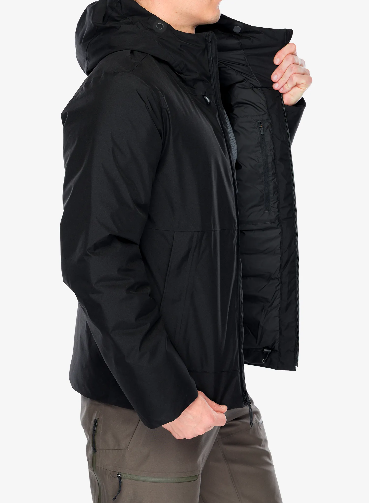 Péřová bunda Patagonia LW Stormshadow Jacket - black