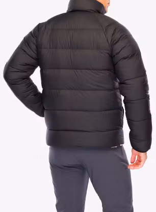 Péřová bunda Patagonia Reversible Silent Down Jacket - black