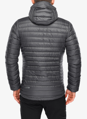 Péřová bunda Rab Microlight Alpine Jacket - graphene