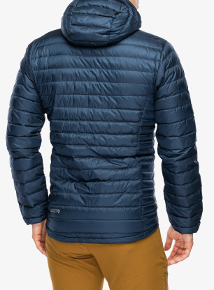 Péřová bunda Rab Microlight Alpine Jacket - tempest blue