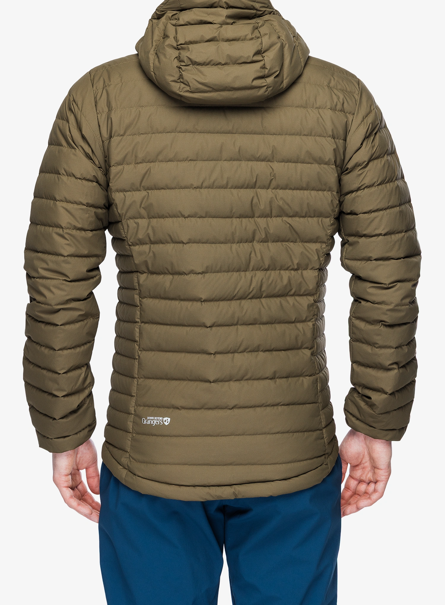 Péřová bunda Rab Microlight Windstopper Hoody - oak