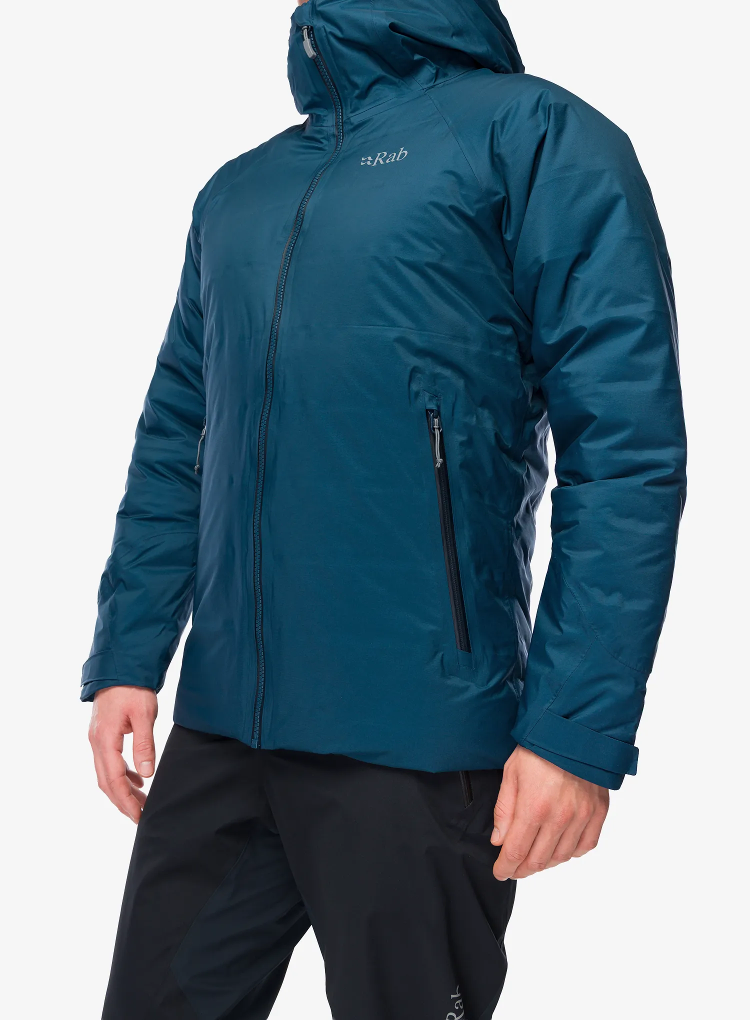 Péřová bunda Rab Valiance Jacket - tempest blue