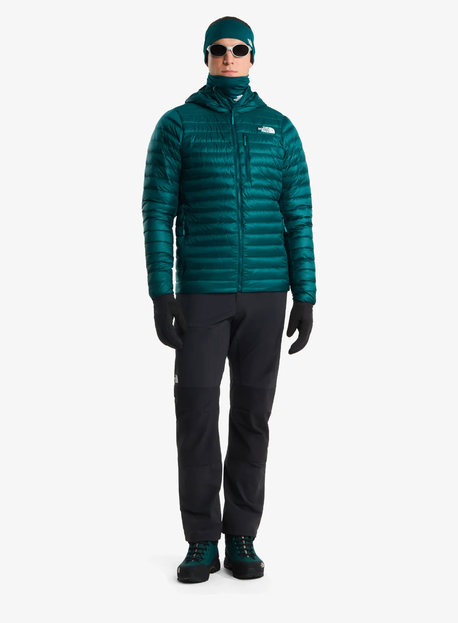 Péřová bunda The North Face Bettaforca LT Down Hoodie - pacific teal/restorative