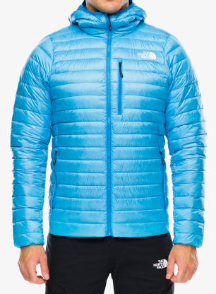 Péřová bunda The North Face Bettaforca Lt Down Hoodie - skyline blue
