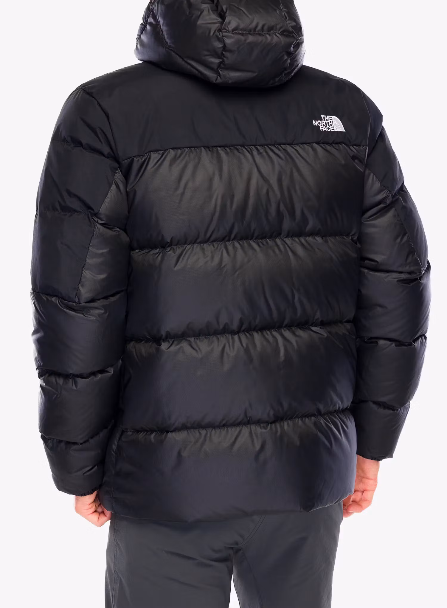 Péřová bunda The North Face Diablo Down 2.0 Hoodie - tnf black heather/tnf black