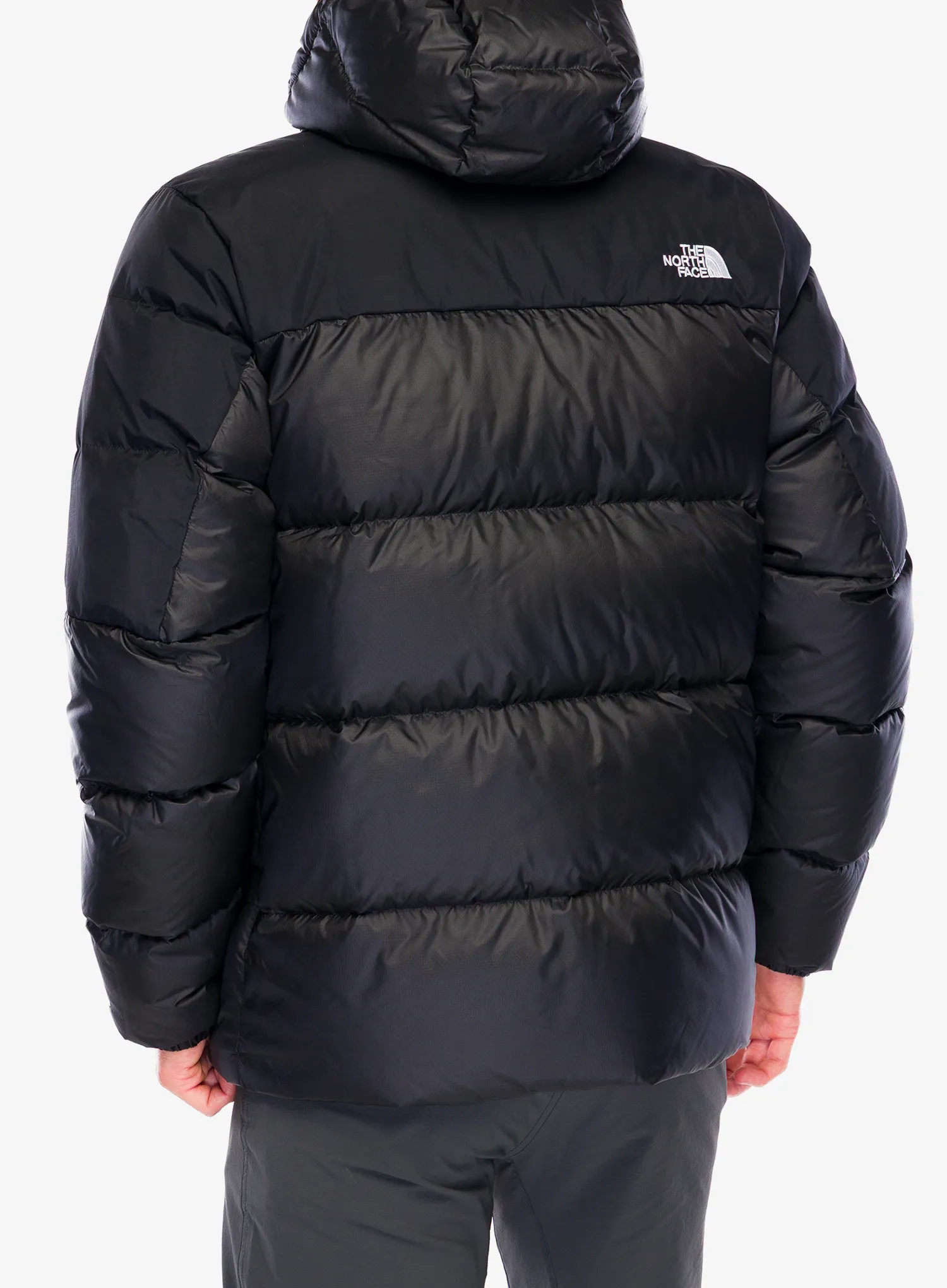 Péřová bunda The North Face Diablo Down 2.0 Hoodie - tnf black heather/tnf black