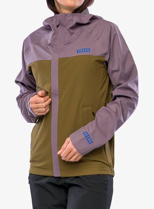 Cyklistická bunda ION Shelter 3L Hybrid - dark mud