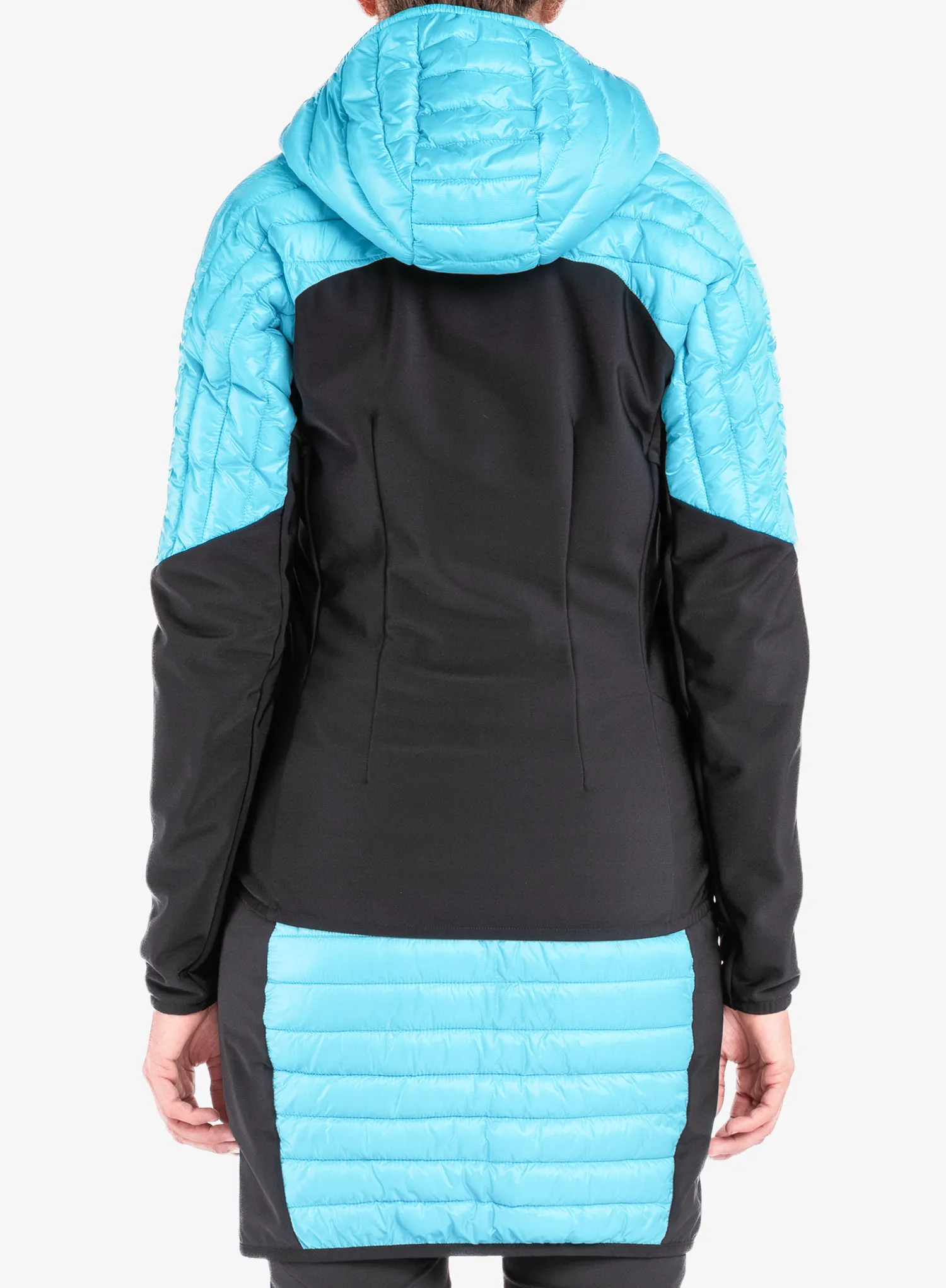 Hybridní bunda dámská Montura Peak Hybrid Hooded Jacket - turquoise