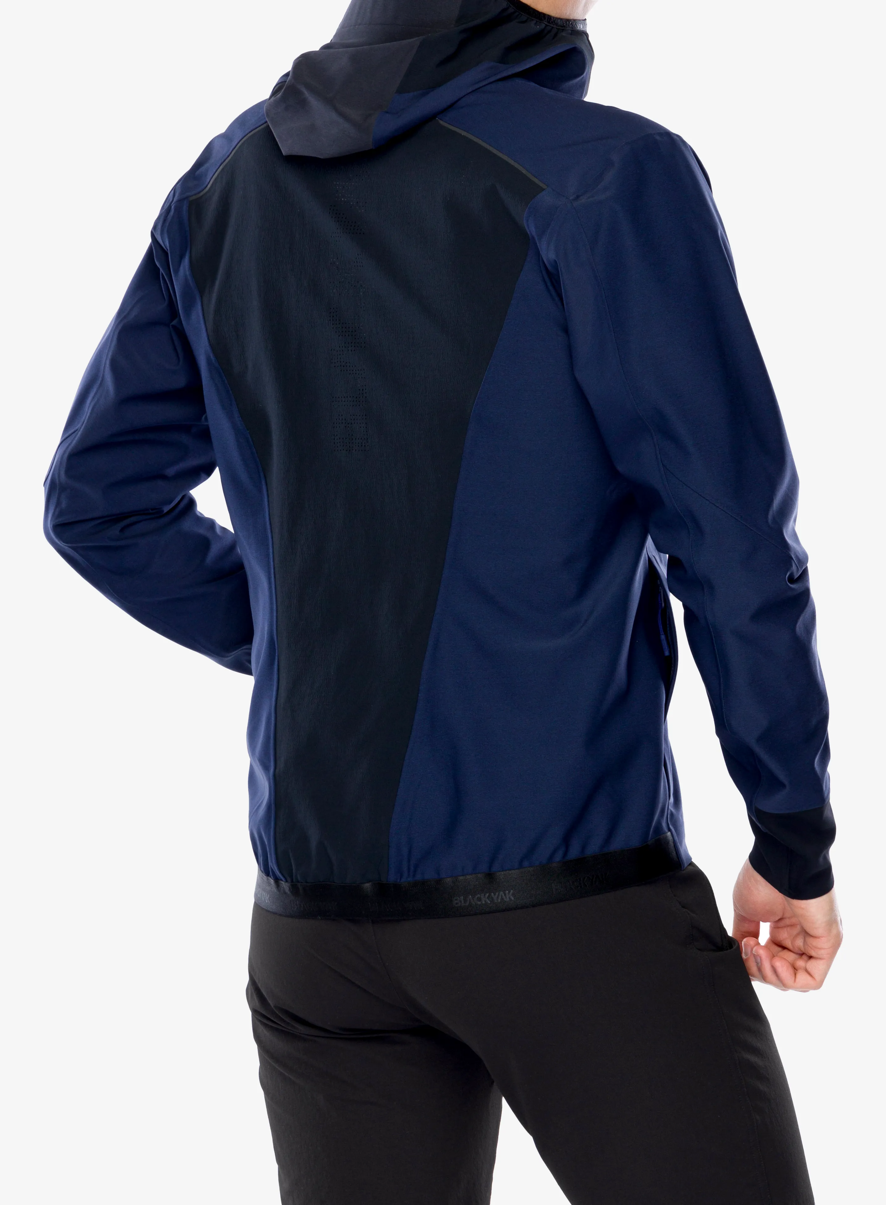 Softshellová bunda BlackYak Dangi Hoody - blue print