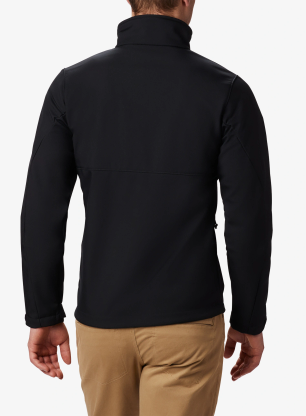Softshellová bunda Columbia Ascender Softshell Jacket - black