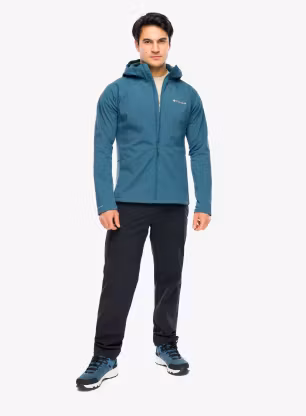 Softshellová bunda Columbia Trailborne Softshell - everblue