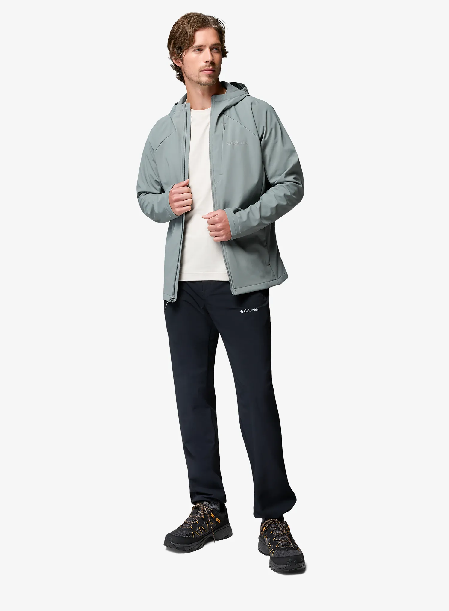 Softshellová bunda Columbia Trailborne Softshell - sedona sage