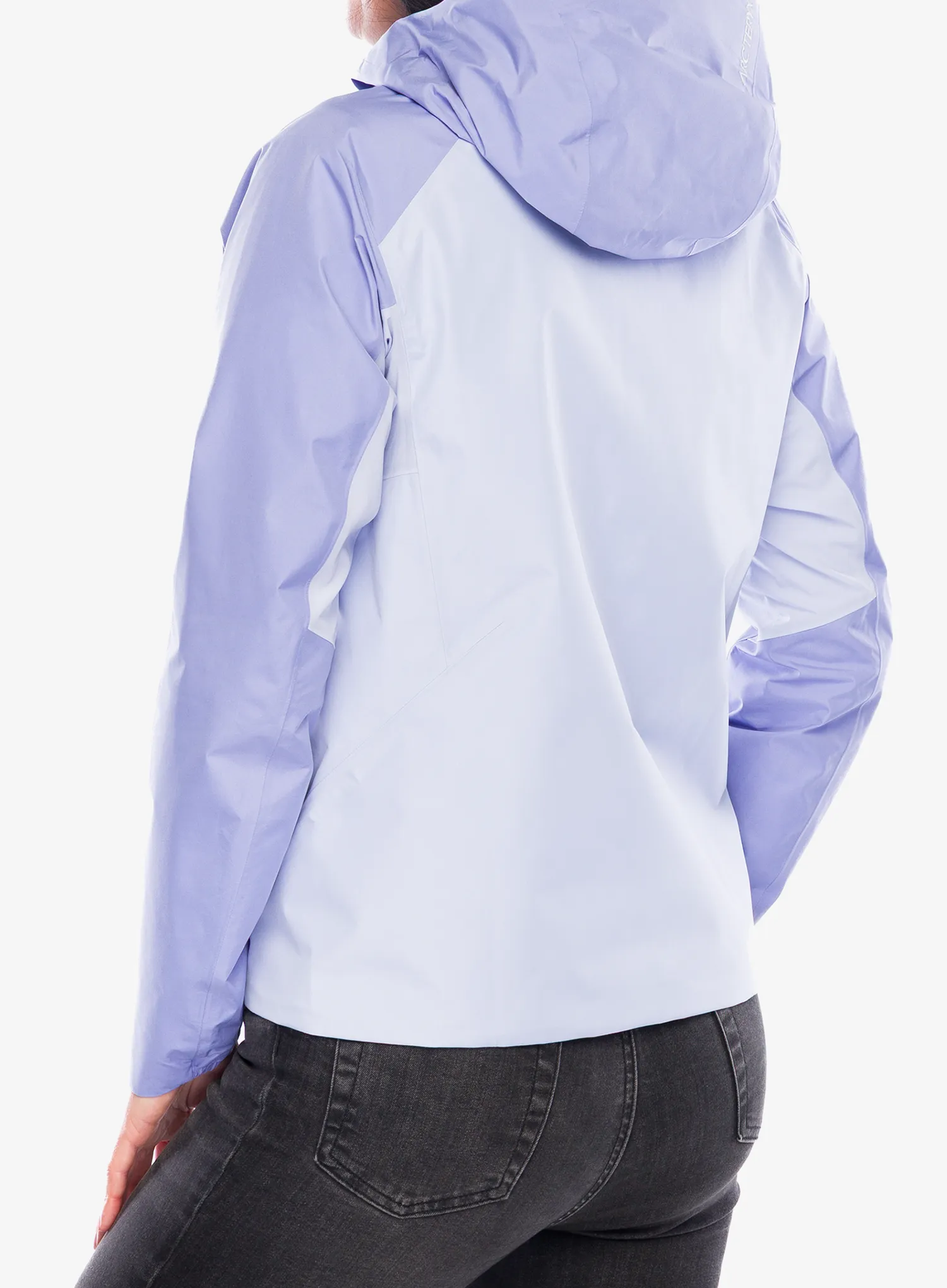 Softshellová bunda dámská Arcteryx Solano Hoody - moonstone/lt moonstone