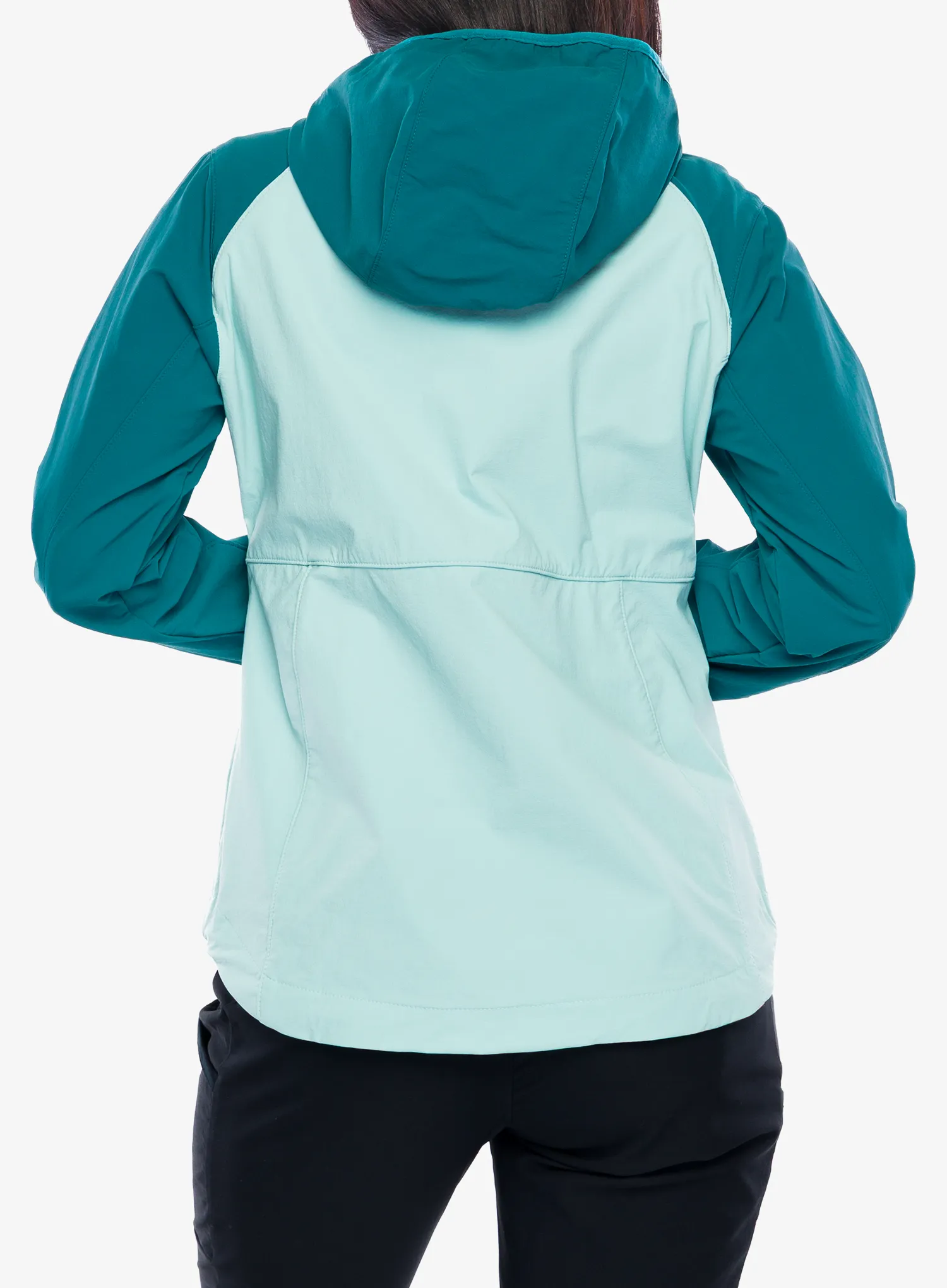 Softshellová bunda dámská Columbia Heather Canyon II Hooded Softshell - spray/river blue