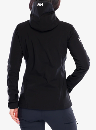 Softshellová bunda dámská Helly Hansen W Paramount Hood Softshell Jkt - black