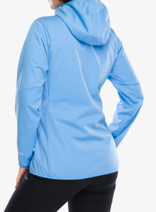 Softshellová bunda dámská Jack Wolfskin Feldberg Hoody - mid blue